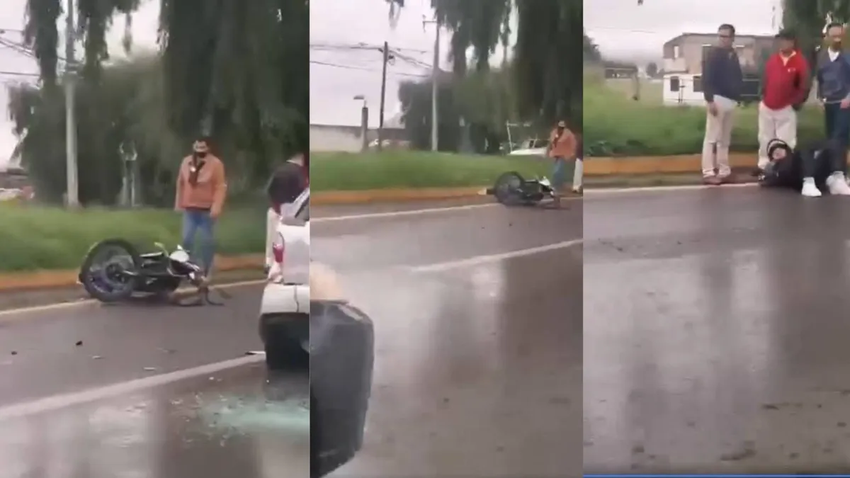 (VIDEO) Reportan accidente vial en la carretera Toluca-Tenango