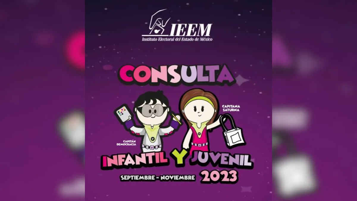 Jóvenes mexiquenses pueden continuar participando en la consulta infantil 2023 del IEEM
