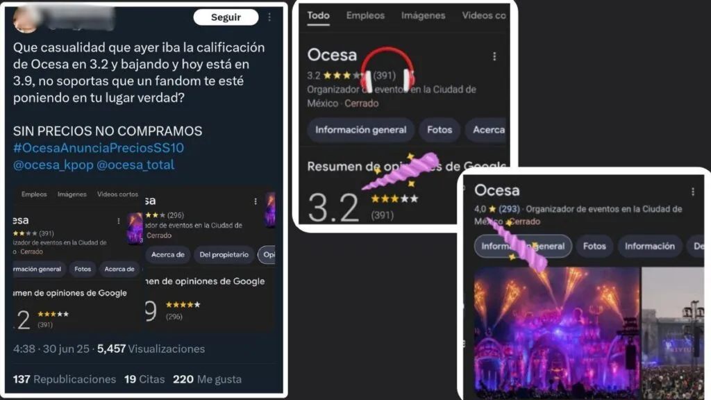 E.L.F. denuncia manipulación e intimidación de OCESA durante el movimiento SIN PRECIOS NO COMPRAMOS