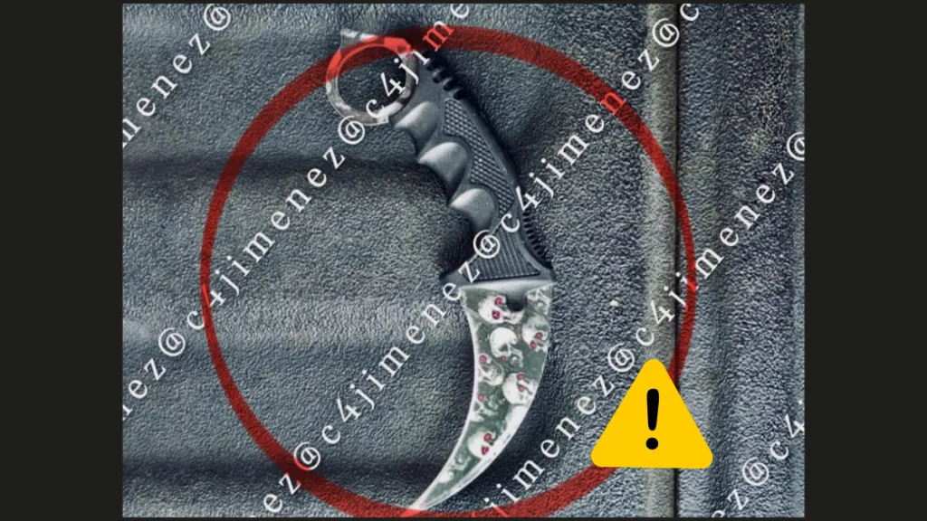 [FOTO] Diego apuñaló con esta arma a Jeremy en la secundaria 324 de Tláhuac, misma escuela de la golpiza a Nicole