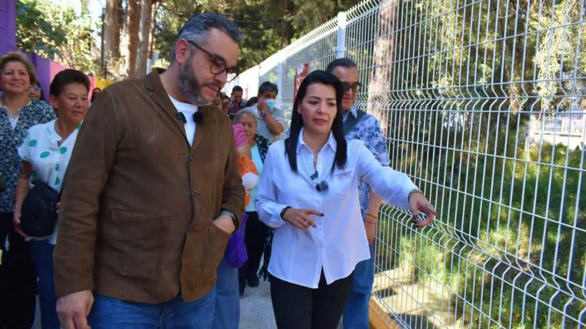 Alcalde realiza entrega de varias obras en san Nicolás Totolapan, Magdalena Contreras