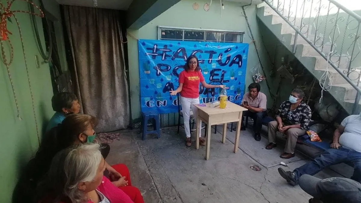 Colectivo se suma a la petición de agua para Ecatepec a candidata