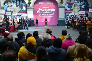 Éxito rotundo en la Segunda Audiencia Ciudadana de la Gobernadora Delfina Gómez