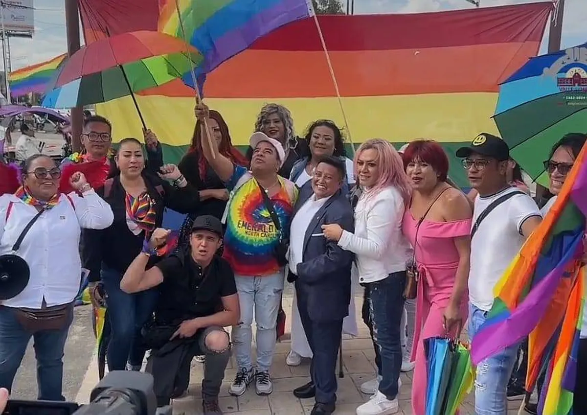 Valle de Chalco: realizan 12ª marcha LGBTTIQ+