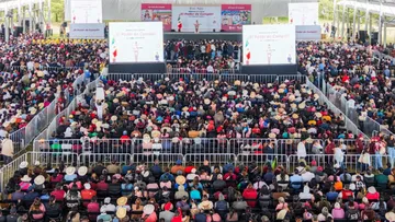 Delfina Gómez cierra informes regionales en San Felipe del Progreso