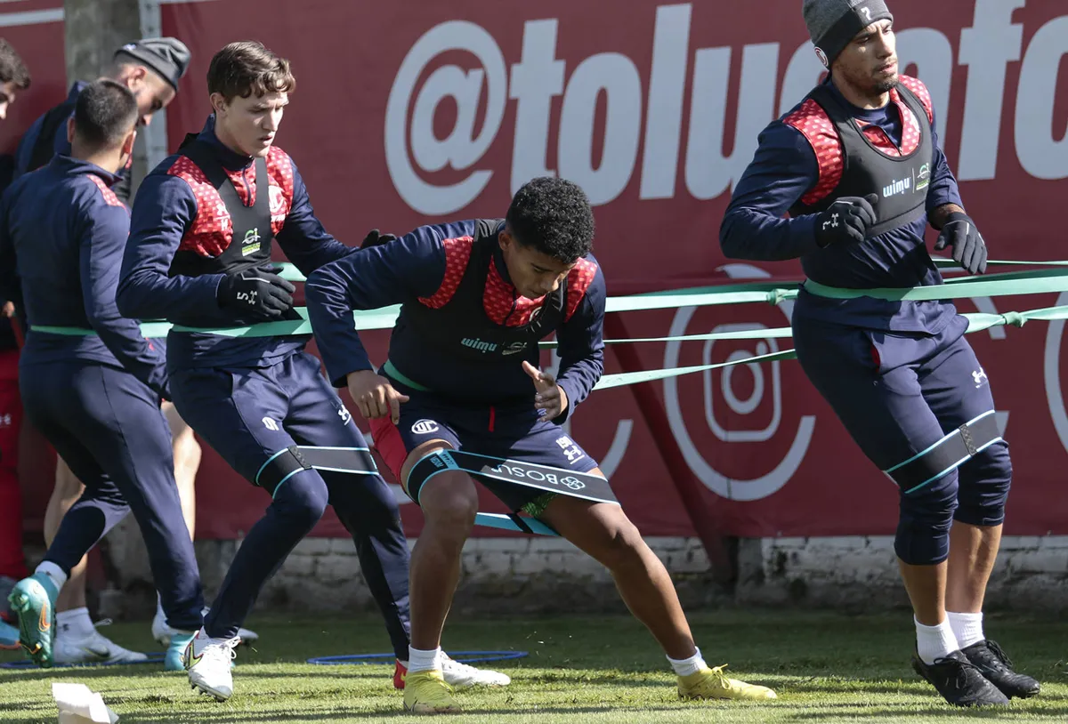 Toluca sin descanso se prepara para su debut en Copa Sky ante Pumas