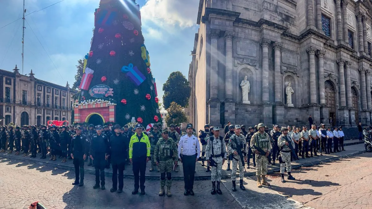 Seguridad en acción: despliegue interinstitucional para proteger a las familias de Toluca