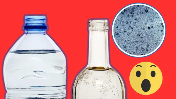 Las botellas de vidrio, consideradas más ecológicas, podrían contener hasta 50 veces más microplásticos que las de plástico.