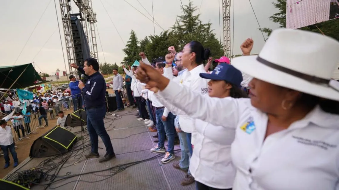 Enrique Vargas acude a cierres en Xonacatlán y Jocotitlán