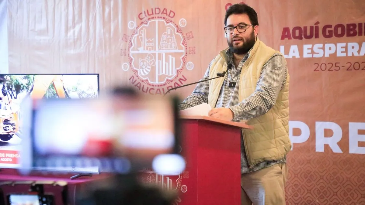 Alcalde de Naucalpan, Isaac Montoya, anuncia operativos contra "chelerías" y más inversión para obra pública y agua