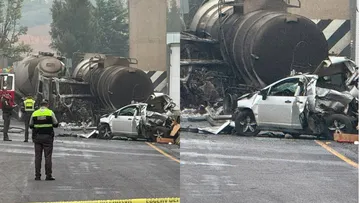Accidente en la Autopista Chamapa-Lechería provoca cierre total y caos vial