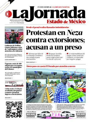 La Jornada Edomex | 28 de julio de 2026