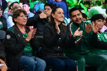 Claudia Sheinbaum y Delfina Gómez reconocen el esfuerzo de la Selección Mexicana