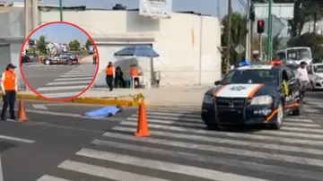 Muere mujer atropellada por transporte público en Pino Suárez y Las Torres