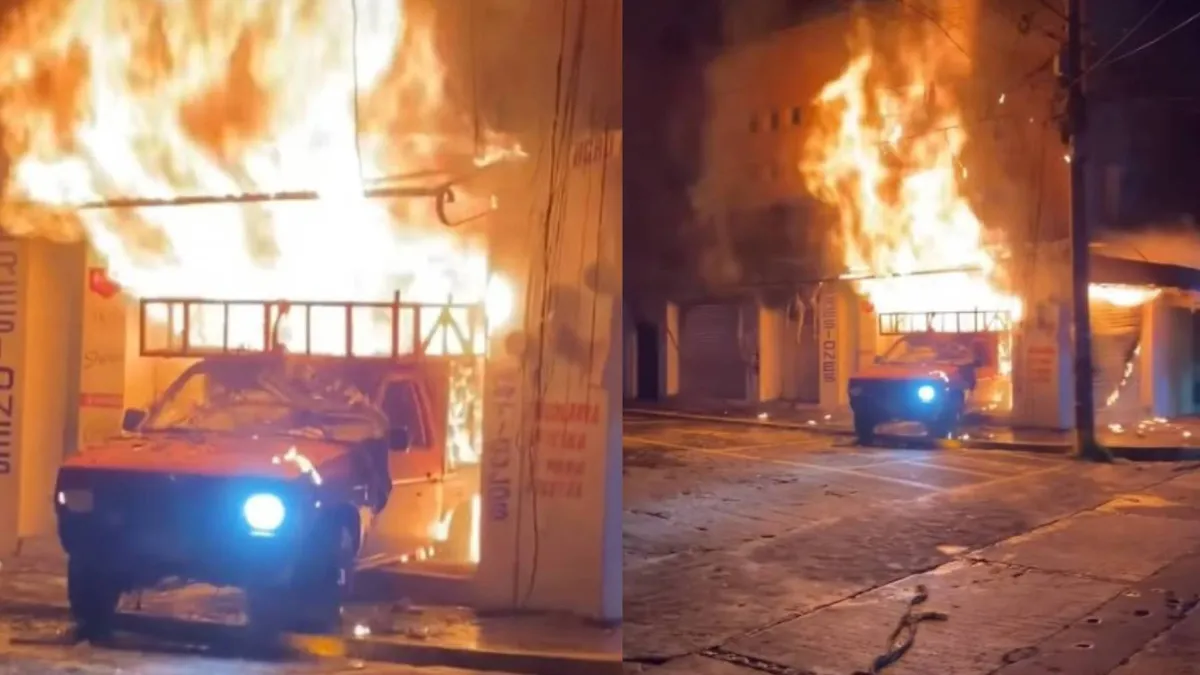 (VIDEO) Se registró fuerte incendio en Tejupilco