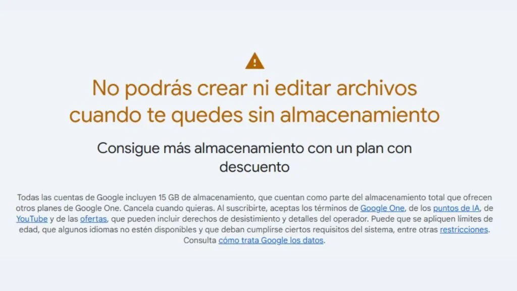 Así puedes liberar espacio de tu almacenamiento de Gmail