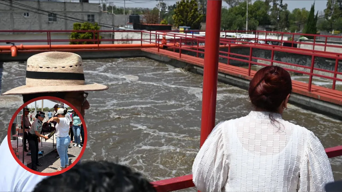 Planta tratadora en Tecámac es rehabilitada para prevenir inundaciones