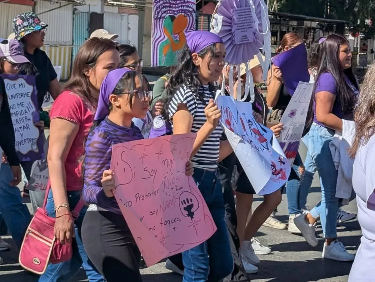 Mujeres de Cuautitlán Izcalli se suman a las manifestaciones por un país con igualdad