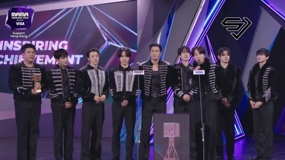 Super Junior destaca 20 años de trayectoria durante los MAMA Awards 2025