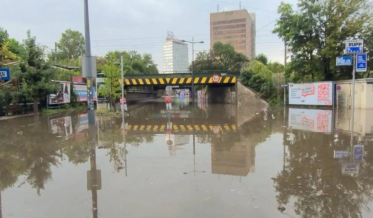 Austria enfrenta graves inundaciones tras lluvias