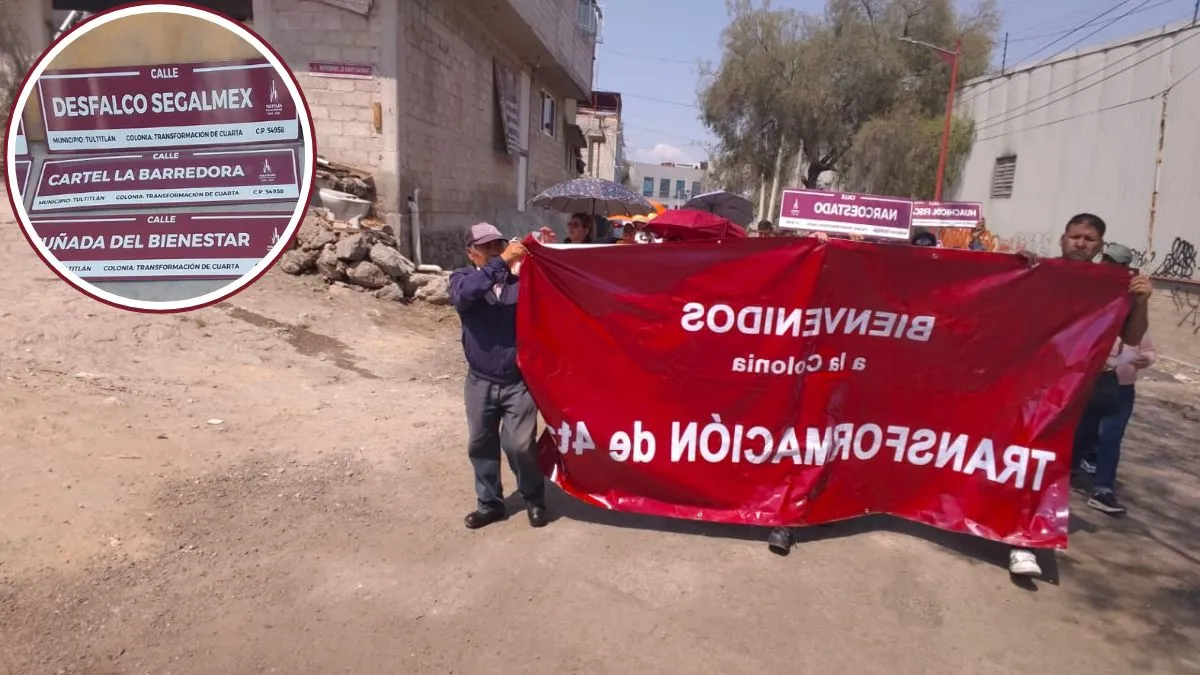 Vecinos de Alborada Fimesa desafían a las autoridades y colocan placas de metal con nuevos nombres de calles