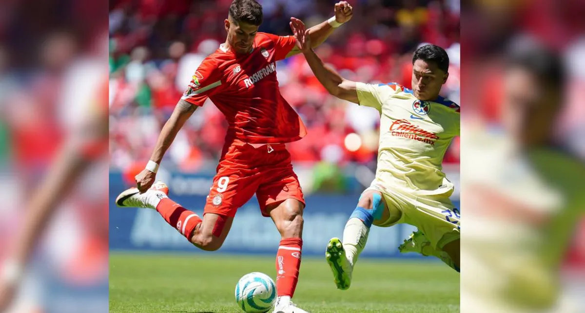Marcador del clásico Toluca vs América, queda en un empate