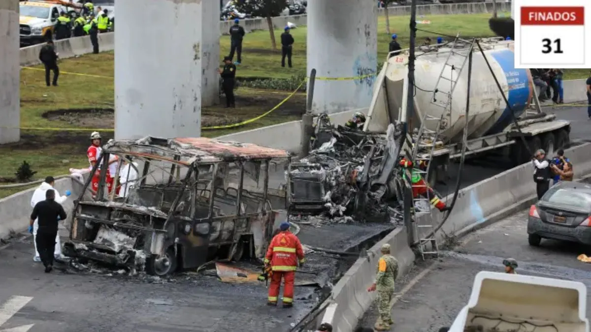 Iztapalapa: Sube a 31 fallecidos por explosión de pipa en el Puente de la Concordia