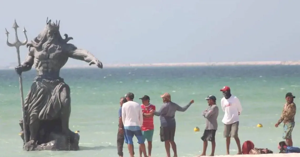 Foto: Beryl hace que Quetzalcóatl se aparezca en el cielo de Yucatán; van contra Poseidón