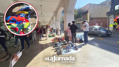 Ambulantaje navideño deja afectaciones económicas a comercios formales del centro de Toluca