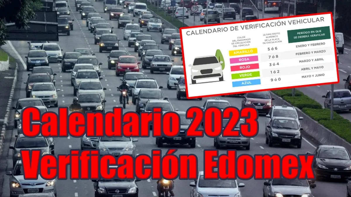 Calendario de Verificación Vehicular en el Estado de México 2023