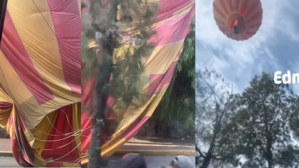 [VIDEO] Cae globo aerostático en Teotihuacán, deja al menos 12 lesionados