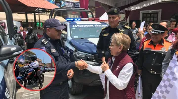 Refuerzan seguridad en las zonas altas de Los Reyes La Paz con nuevas patrullas y tecnología
