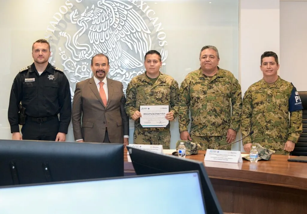 Gobierno de Pedro Rodríguez, modelo nacional en seguridad: Marina se capacita en Atizapán de Zaragoza