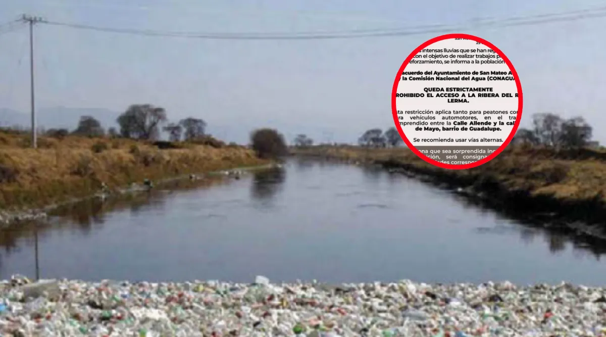 Restringen acceso a ribera del Río Lerma