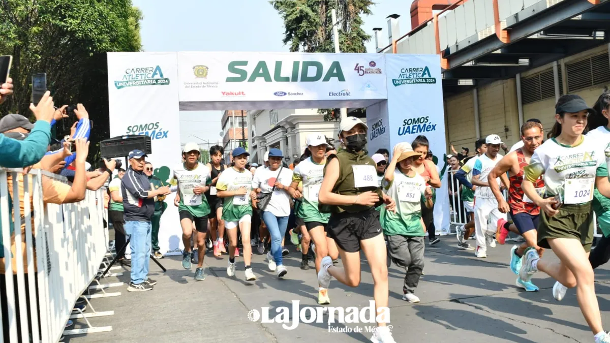 UAEMéx celebra su 45 aniversario con una Carrera Atlética Universitaria