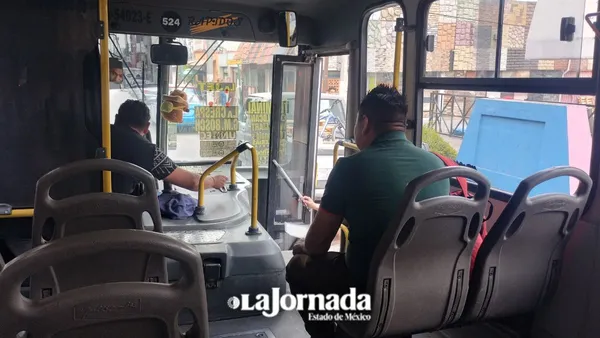 Usuarios piden que se mantengan tarifas del transporte público en el Edomex