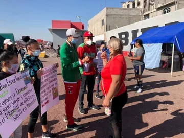 El atleta mexiquense en la colecta
