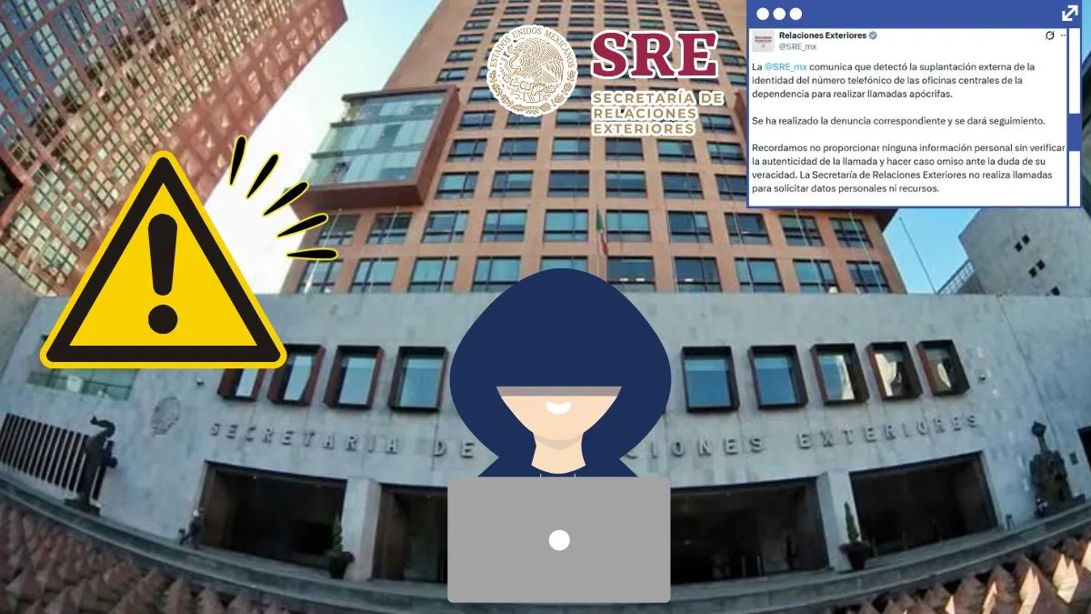 Secretaría de Relaciones Exteriores alerta por suplantación del número telefónico de sus oficinas centrales