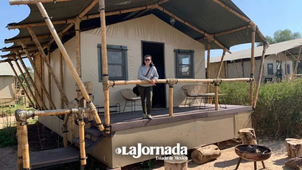Teotihuacán: Instalan Glamping Zafari en Reino Animal para los turistas