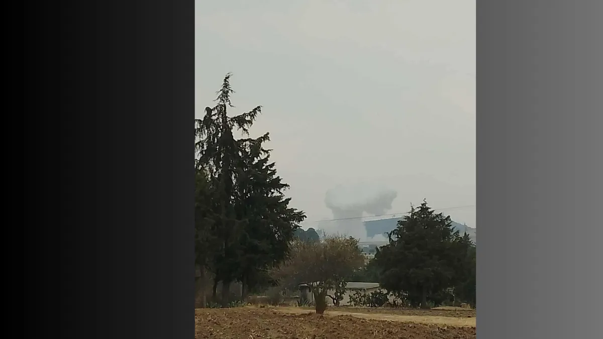 Explota polvorín en Almoloya de Juárez