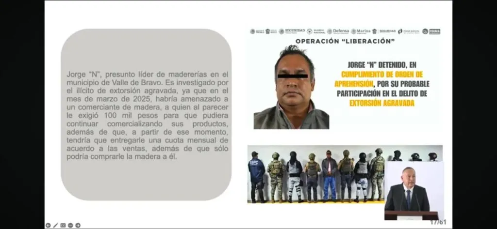 Revelan impactantes resultados de la “Operación Liberación” en el sur del Edomex