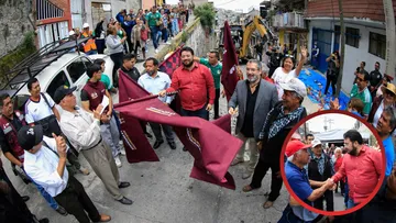 Isaac Montoya inicia rehabilitación de avenida con concreto hidráulico