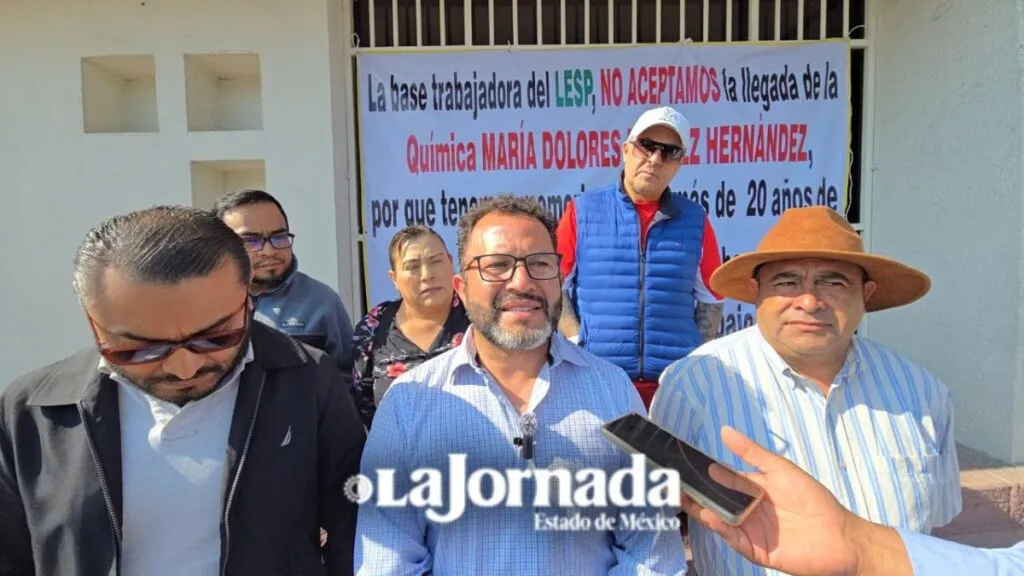 Trabajadores del Laboratorio Estatal de Salud Pública se oponen a nueva titular