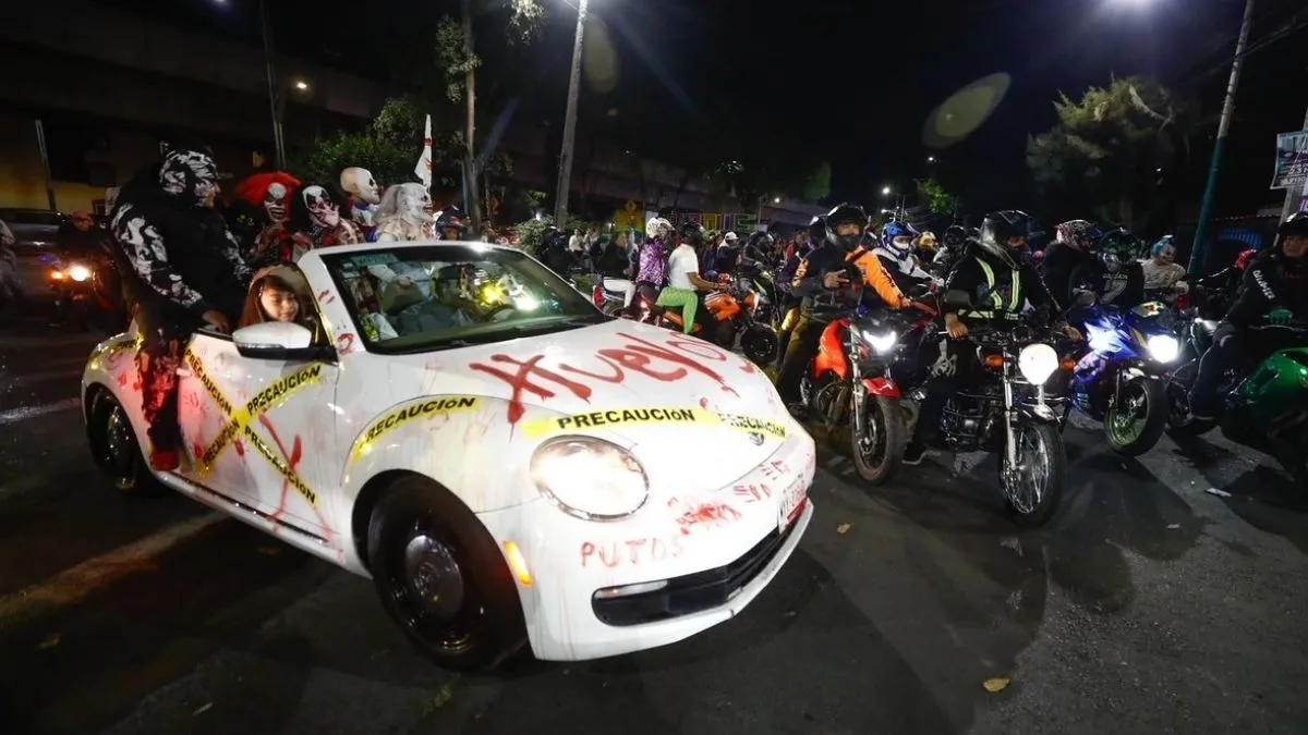 Mega Rodada del Terror 2025 dejó 511 motos en el corralón, un detenido y un policía herido