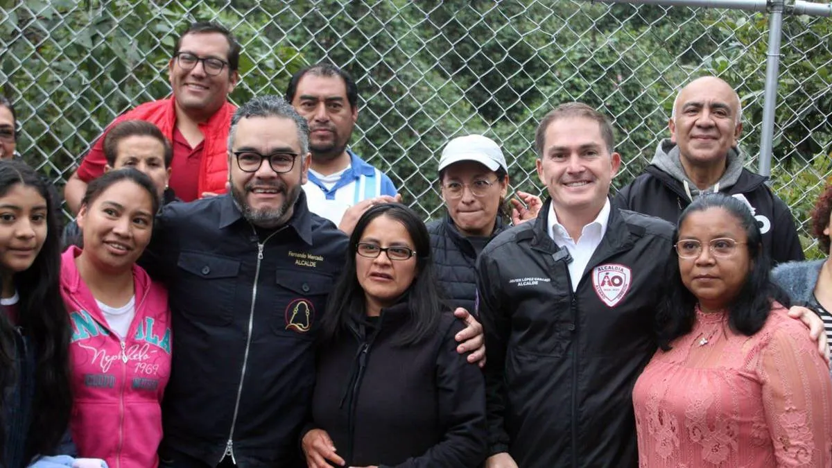 Alcaldes de Álvaro Obregón y La Magdalena Contreras entregan rehabilitación del puente en La Coyotera