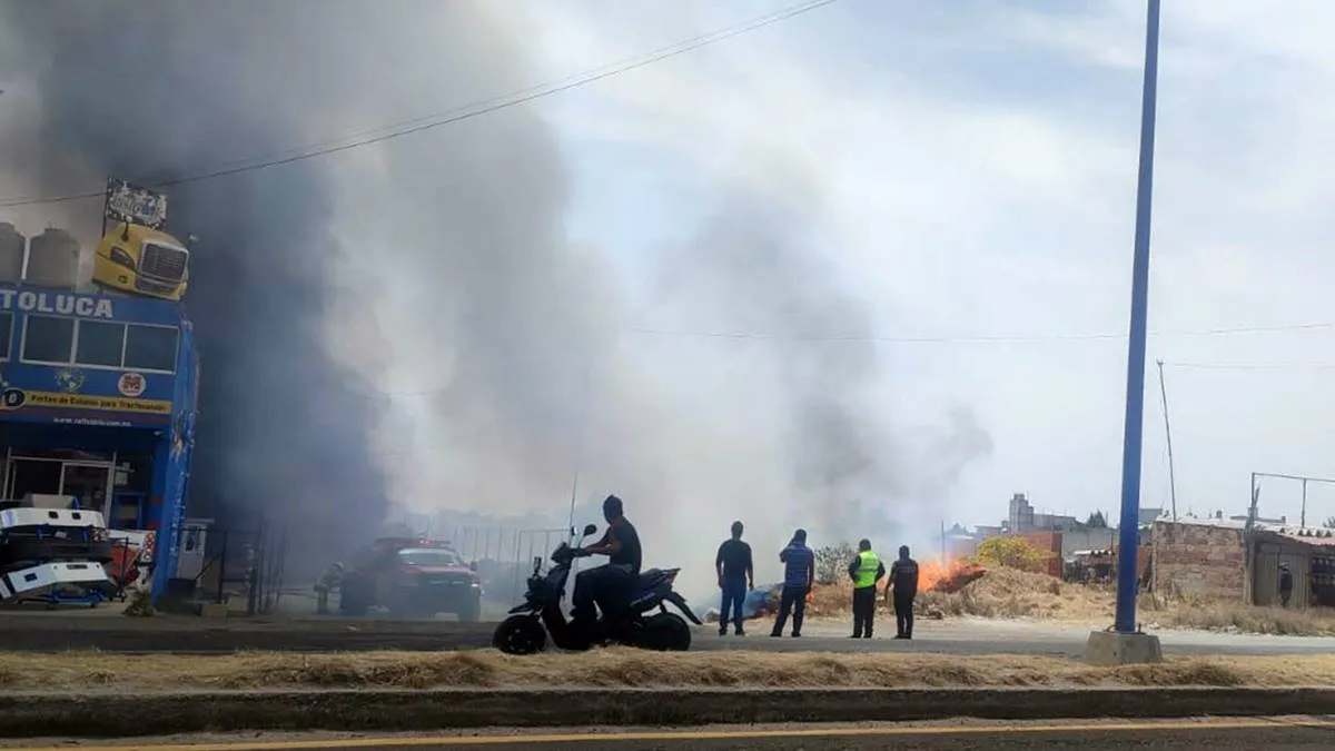 Xonacatlán: reportan incendio en San Antonio la Fe