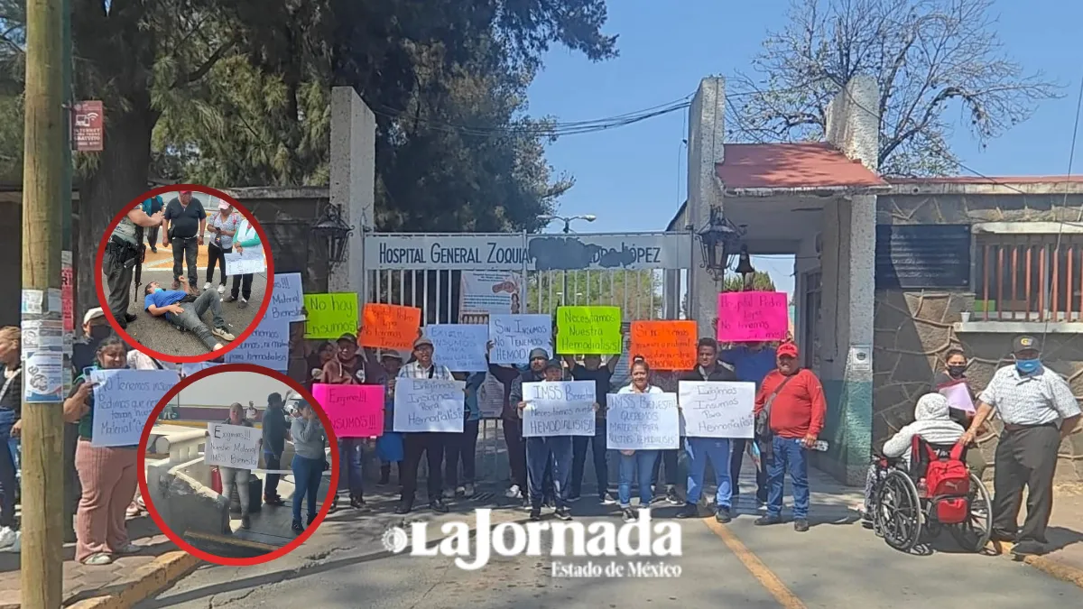 Pacientes renales levantan protesta de la caseta 7 en la autopista México-Puebla