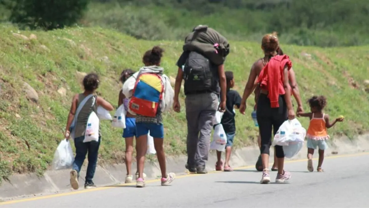 Niños migrantes sin celebración ni regalos