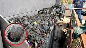 Extraen 120 toneladas de desechos de la red de drenaje en Neza