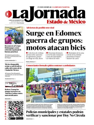 La Jornada Edomex | 08 de diciembre de 2025